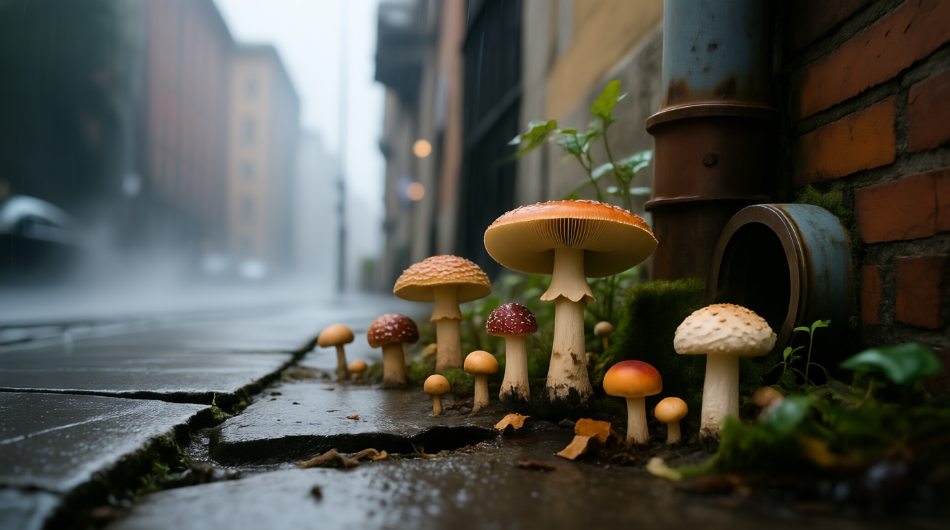 Pilze in der Stadt: Mykologie in städtischen Umgebungen